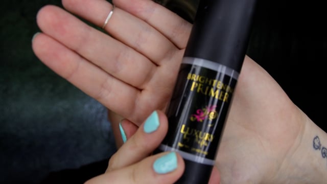 Applying Organic All Natural Face Primer