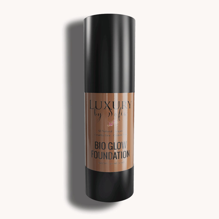 Organic Vegan Glow Foundation Dark Choco