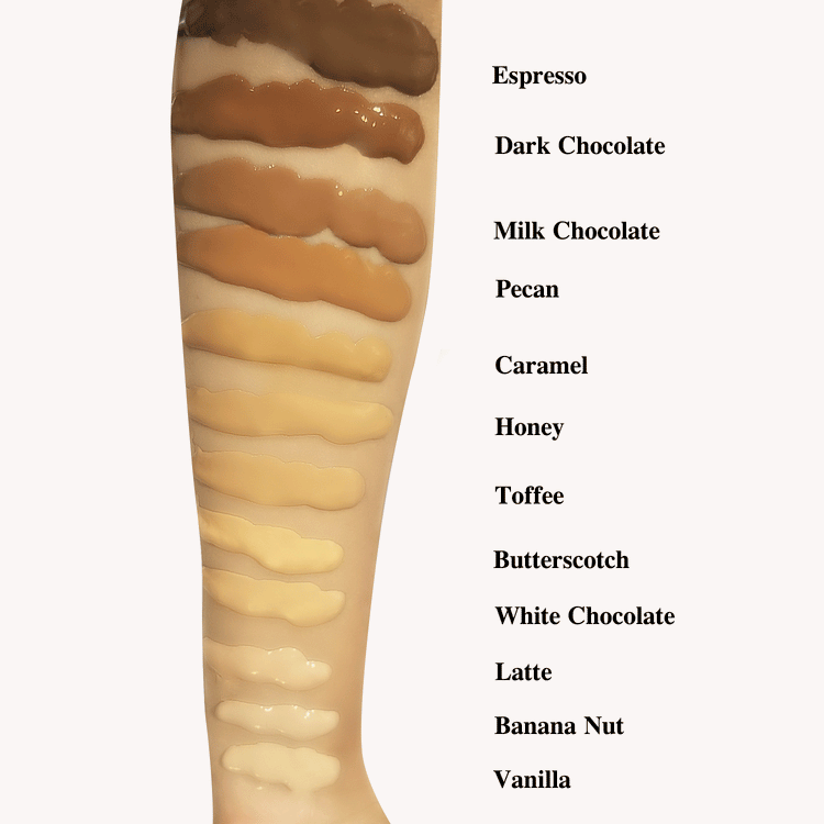 Luxury by Sofia Bio Glow Foundation Swatches