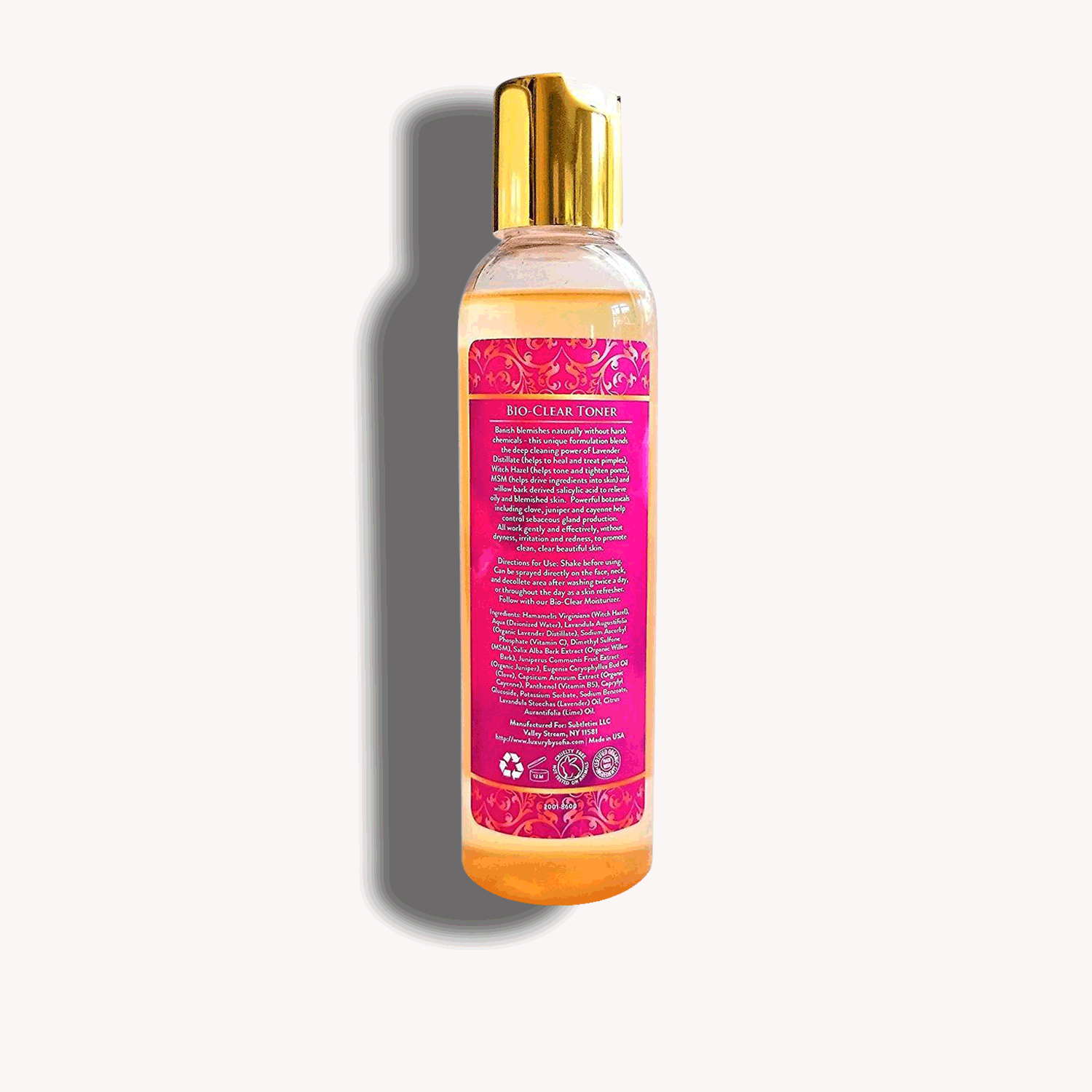 organic toner for acne