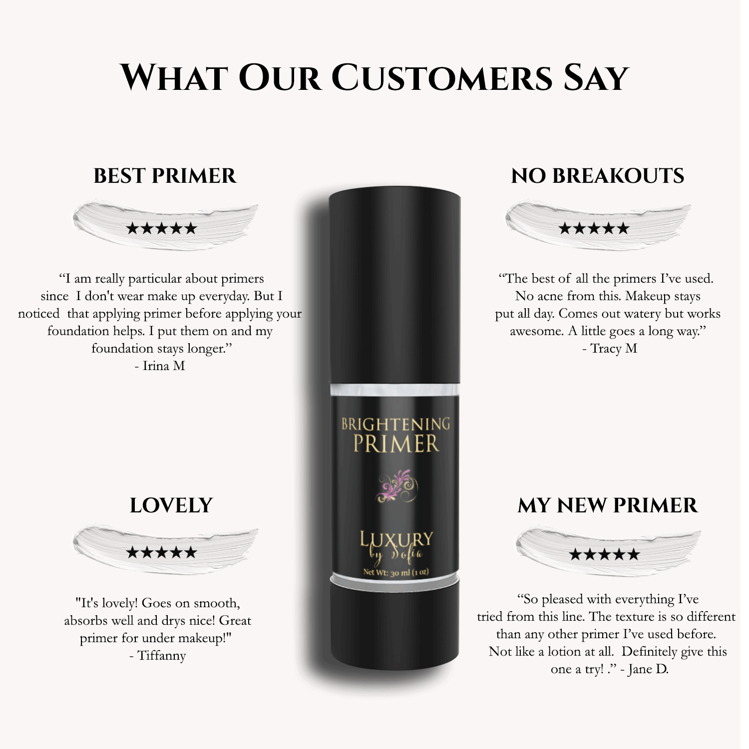 Organic All Natural Face Primer Reviews