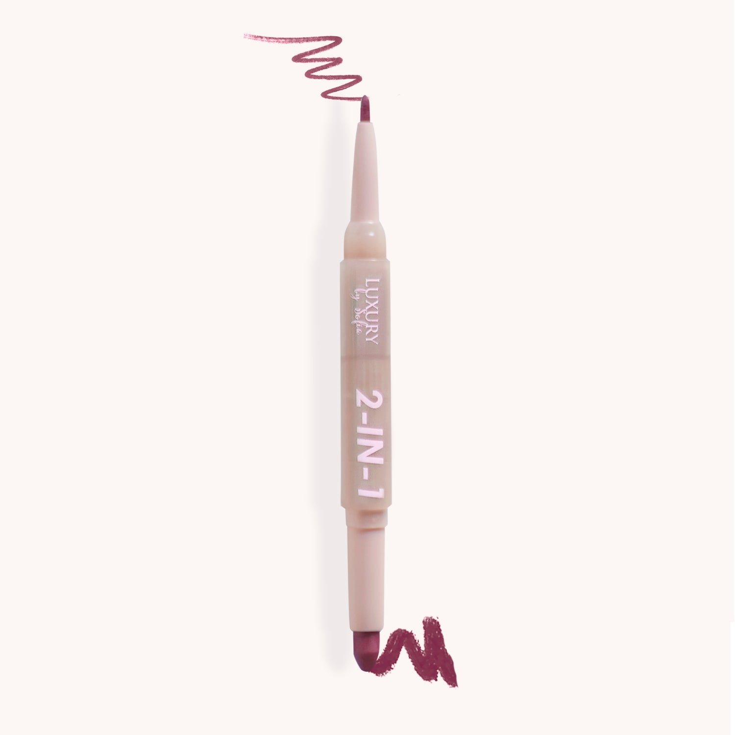all natural 2 in 1 lipstick and lipliner rose
