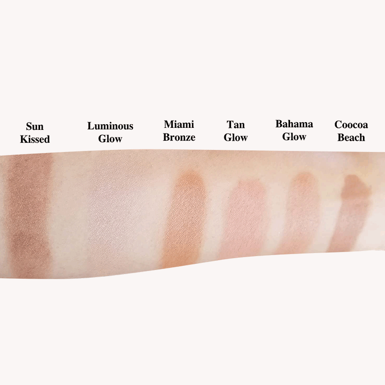 Organic Face Bronzer Swatches