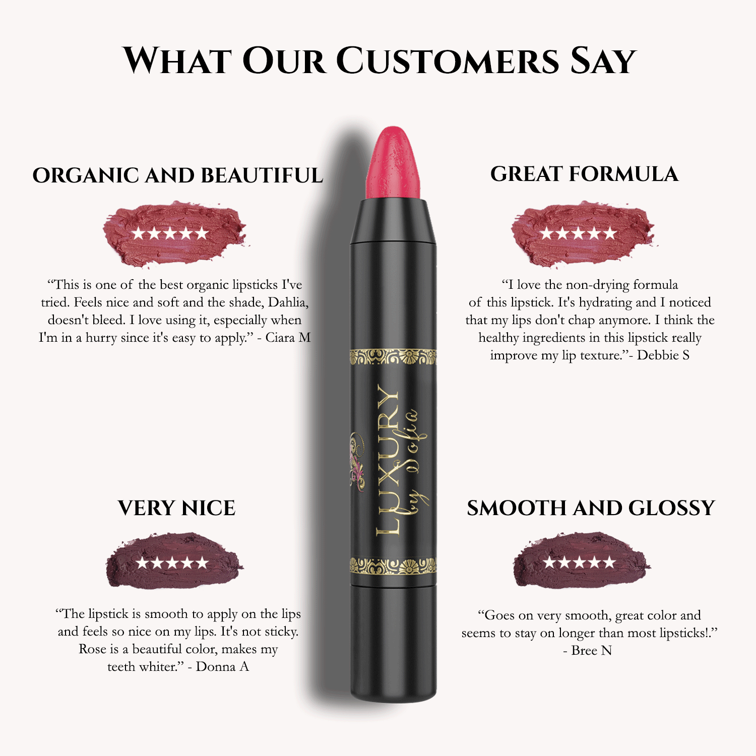 Royal Lipstick Luxury by Sofia Reviews