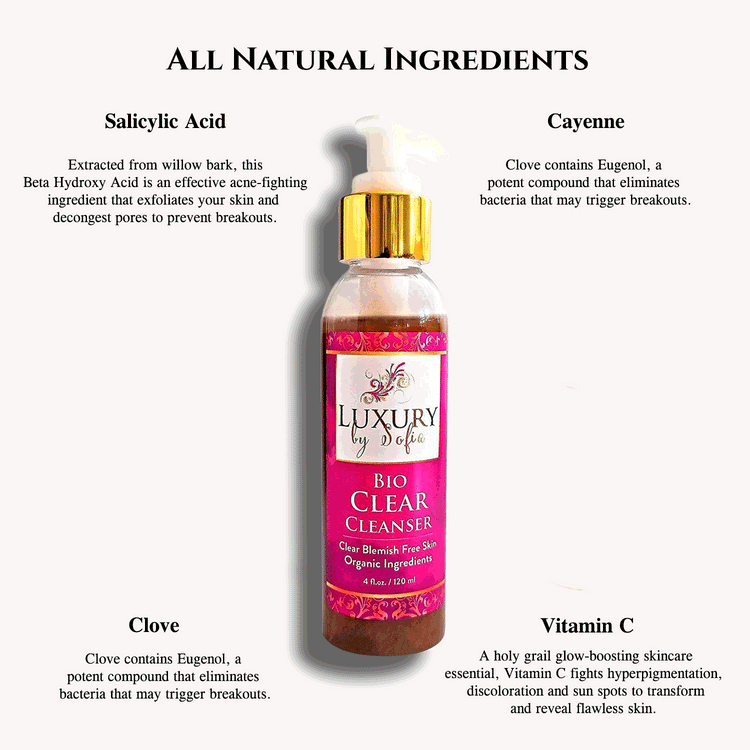 luxury cleanser natural ingredients